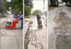 EL PERSONAL DEL GOBIERNO MUNICIPAL REALIZA TRABAJO DE BACHEO LA CALLE TAMESÍ DE LA COLONIA LAS BRISAS