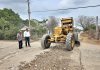 EL GOBIERNO MUNICIPAL MEJORA LA INFRAESTRUCTURA VIAL EN EL EJIDO SANTA FE