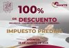 GOBIERNO MUNICIPAL DE EL MANTE OFRECE 100% DE DESCUENTO EN RECARGOS Y GASTOS DE COBRANZA DEL IMPUESTO PREDIAL