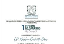 OCAMPO SE PREPARA PARA EL PRIMER INFORME DE GOBIERNO DEL PRESIDENTE MUNICIPAL MELCHOR BUDARTH BÁEZ