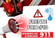 EMITE PROTECCIÓN CIVIL DE XICOTÉNCATL LLAMADO ANTE DESCENSO DE TEMPERATURA