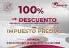 INICIA DESCUENTO DEL 100% EN MULTAS Y RECARGOS DEL IMPUESTO PREDIAL