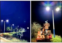 ENCIENDEN LÁMPARAS SOLARES EN AMPLIACIÓN OJO DE AGUA, EN GÓMEZ FARÍAS