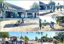 EL ALCALDE MELCHOR BUDARTH BÁEZ SUPERVISA PERSONALMENTE BACHEO EN ADOLFO LÓPEZ MATEOS PARA MEJORAR VIALIDADES EN OCAMPO