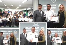 PRESIDE RECTOR HOMENAJE AL PERSONAL JUBILADO DEL SUTUAT