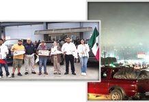 RECIBE INSTITUTO TAMAULIPECO PARA LOS MIGRANTES A MÁS DE 120 VEHÍCULOS DE LA CARAVANA “ARROYO SECO”