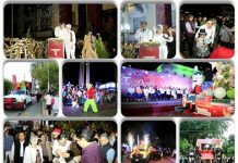 ENCABEZAN AMÉRICO Y MARÍA DESFILE NAVIDEÑO Y EL TRADICIONAL ENCENDIDO DEL PINO