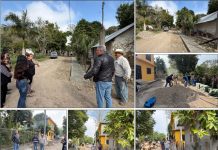 IMPULSAN INFRAESTRUCTURA PEATONAL EN OCAMPO: SUPERVISAN OBRA DE BANQUETAS EN PASO ANCHO