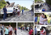 MARIELA LÓPEZ SOSA DIALOGA CON FAMILIAS DEL EJIDO MOCTEZUMA SOBRE PAVIMENTACIÓN DE ACCESO CARRETERO