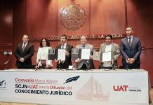 UAT Y SCJN FIRMAN ALIANZA PARA LA DIFUSIÓN DEL CONOCIMIENTO JURÍDICO