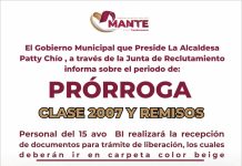 ANUNCIA GOBIERNO DE EL MANTE PRÓRROGA PARA LIBERACIÓN DE CARTILLA MILITAR