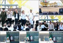 ACOMPAÑA AMÉRICO VILLARREAL A CLAUDIA SHEINBAUM EN CONMEMORACIÓN DE LA EXPROPIACIÓN PETROLERA