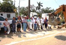 INICIA ARMANDO MARTÍNEZ OBRAS DE INFRAESTRUCTURA EN DISTINTOS PUNTOS DE ALTAMIRA