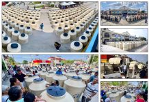 MARIELA LÓPEZ SOSA ENTREGA SEGUNDA ETAPA DE TINACOS DE 1,200 LITROS EN XICOTÉNCATL