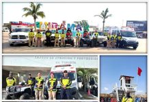 REFUERZA PROTECCIÓN CIVIL TAMAULIPAS OPERATIVO DE ATENCIÓN Y SEGURIDAD EN PLAYA MIRAMAR DURANTE PERIODO VACACIONAL