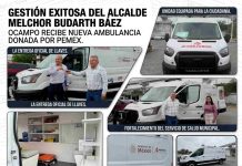 MELCHOR BUDARTH BÁEZ IMPULSA LA SALUD EN OCAMPO: LOGRA HISTÓRICA DONACIÓN DE AMBULANCIA ANTE PEMEX