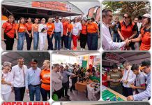 RODEADO DE NIÑOS ALEGRES, EL GOBERNADOR AMÉRICO Y EL RECTOR DÁMASO ANAYA DISFRUTARON DE LAS AMENIDADES DE LA UAT EN EL DIFZANIA 2026