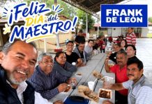 RECONOCE FRANK DE LEÓN LABOR DE LOS DOCENTES EN GÓMEZ FARÍAS; ANUNCIA GRAN FESTEJO