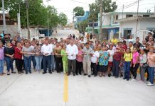 ENTREGA ARMANDO MARTÍNEZ PAVIMENTACIÓN E ILUMINACIÓN SOLAR EN LA COLONIA TAMPICO-ALTAMIRA