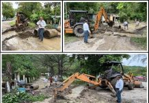 CONTINÚAN LOS TRABAJOS DE MANTENIMIENTO VIAL EN GÓMEZ FARÍAS; REPARAN EL PASO A LA PRESA EN EL RIACHUELO