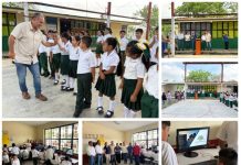 EL ALCALDE FRANK DE LEÓN INAUGURA NUEVO CENTRO DE CÓMPUTO EN LA ESCUELA PRIMARIA GASPAR BARRIENTOS DEL POBLADO 601