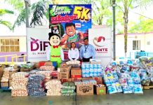 RECIBE DIF EL MANTE DONATIVO DE LA CARRERA 5K CON CAUSA