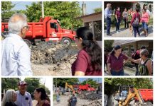 AVANZAN PATTY CHÍO Y COMAPA EN SANEAMIENTO DE LA CÁRDENAS
