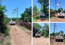 REFUERZAN MANTENIMIENTO DEL ALUMBRADO PÚBLICO EN EL EJIDO RICARDO FLORES MAGÓN