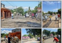 SUPERVISA MELCHOR BUDARTH AVANCE DE OBRAS DE PAVIMENTACIÓN EN OCAMPO