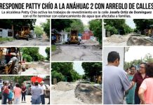 RESPONDE PATTY CHÍO A LA ANÁHUAC 2 CON ARREGLO DE CALLES