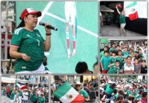 REÚNE PATTY CHÍO A CIENTOS DE MANTENSES PARA APOYAR HASTA EL FINAL A LA SELECCIÓN