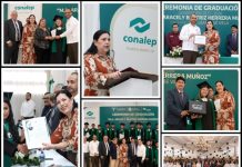 ENCABEZA PATTY CHÍO GRADUACIÓN DE LA GENERACIÓN 2023-2026 DEL CONALEP MANTE