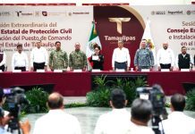 PARTICIPA RECTOR DE LA UAT, DÁMASO ANAYA, EN LA INSTALACIÓN DEL PUESTO DE COMANDO INTERINSTITUCIONAL CONTRA CICLONES