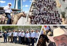 GÓMEZ FARÍAS SE HACE PRESENTE EN LA CABALGATA POR LA UNIDAD EN LA CAPITAL DEL ESTADO
