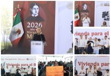 INICIA CLAUDIA SHEINBAUM GIRA POR TAMAULIPAS CON ENTREGA DE VIVIENDAS EN REYNOSA