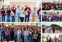 ENTREGA SEBIEN APOYOS SOCIALES EN GONZÁLEZ