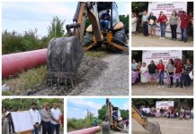 DA PATTY CHÍO BANDERAZO A OBRA DE REHABILITACIÓN DEL COLECTOR ZAPATA
