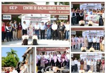 ARRANCA PATTY CHÍO 2DA. JORNADA NACIONAL DE FUMIGACIÓN EN EL CBTIS 15