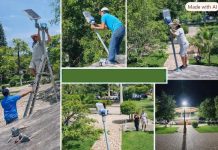 MÁS LUZ Y SEGURIDAD PARA LA PLAZA PRINCIPAL DE OCAMPO