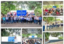 ENTREGA ALCALDE FORO DE TECHUMBRE COMUNITARIA EN EL EJIDO PROTACIO F. GUERRA