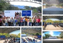 ENTREGAN NUEVO FORO COMUNITARIO EN EL EJIDO TANLAJAS