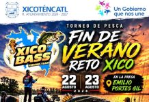 INVITAN AL TORNEO DE PESCA “FIN DE VERANO” EN XICOTÉNCATL