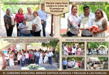 MARIELA LÓPEZ SOSA CELEBRA LA UNIÓN DE 19 PAREJAS EN XICOTÉNCATL