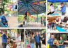 TRABAJO Y TRADICIÓN: FRANK DE LEÓN PREPARA LA PLAZA PARA RECIBIR A LAS FAMILIAS