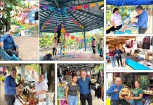 TRABAJO Y TRADICIÓN: FRANK DE LEÓN PREPARA LA PLAZA PARA RECIBIR A LAS FAMILIAS