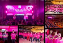 Suma la UAT esfuerzos contra el cáncer de mama mediante el Zumbathón con Causa “Energía Rosa”