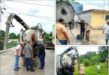 COMAPA OCAMPO INTENSIFICA DESAZOLVE DEL DRENAJE TRAS FUERTES LLUVIAS